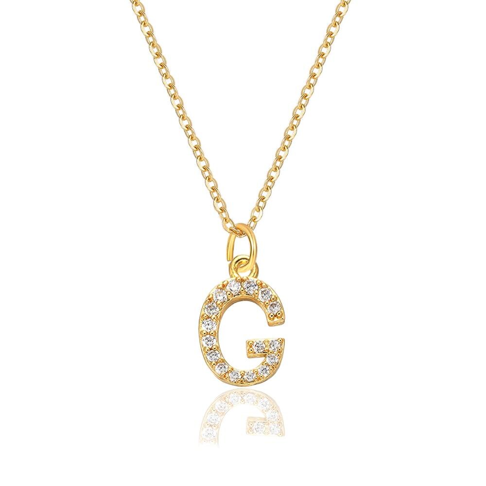 Diamond Initial Necklace