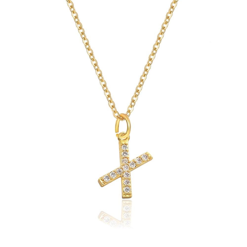 Diamond Initial Necklace