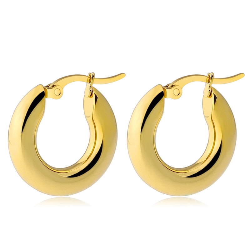 Luna Chunky Hoops Earrings